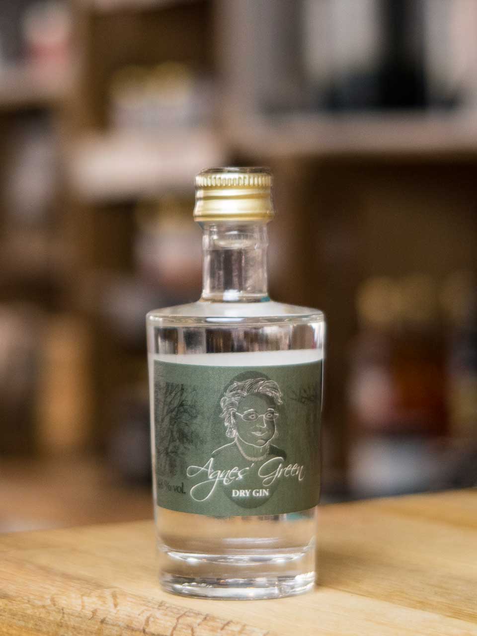 Agnes Green Dry BIO Gin Miniaturflasche