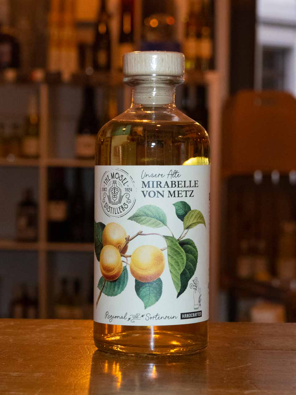 Alte Mirabelle von Metz Spirituose sortenrein