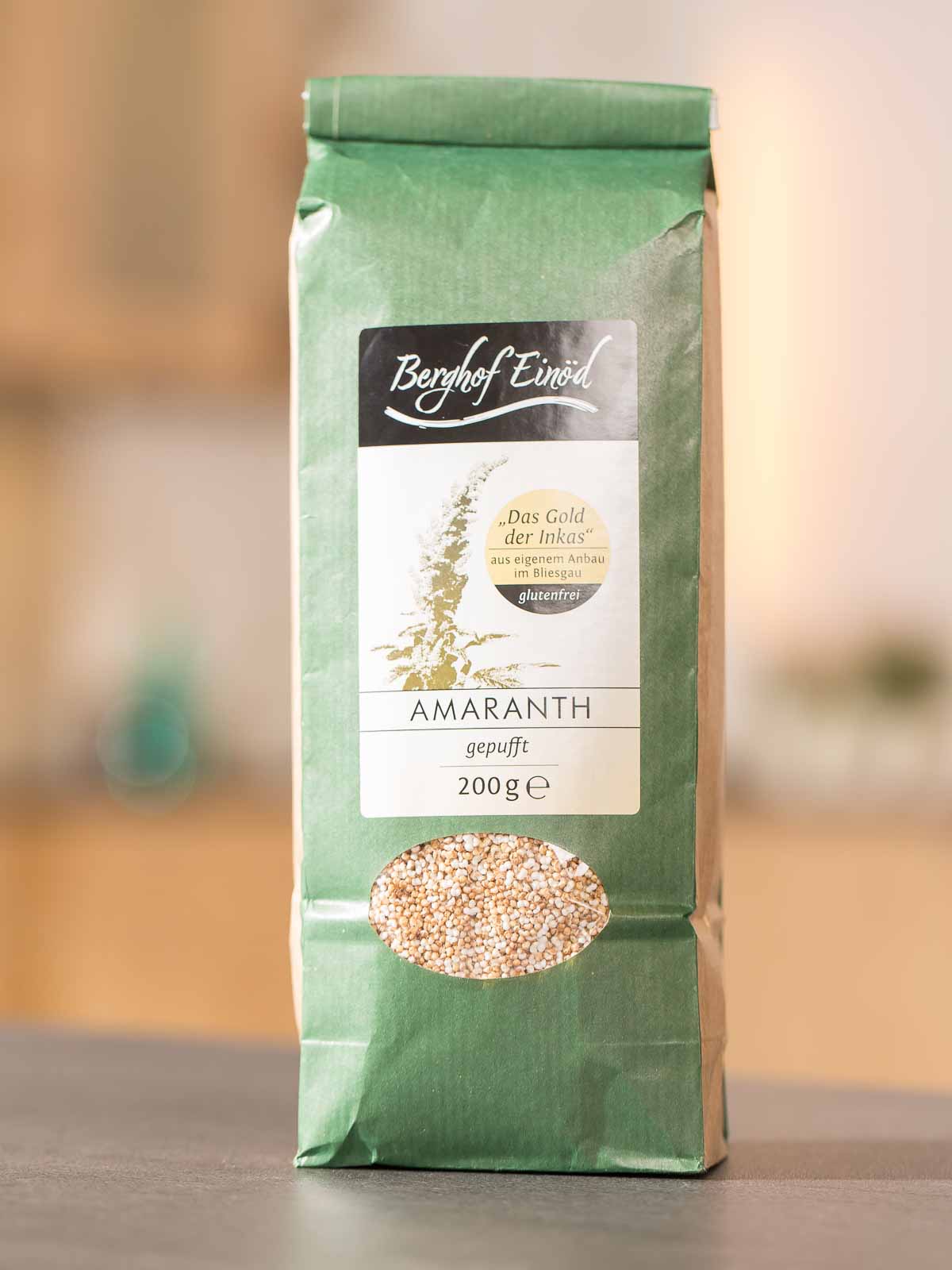Amaranth gepufft