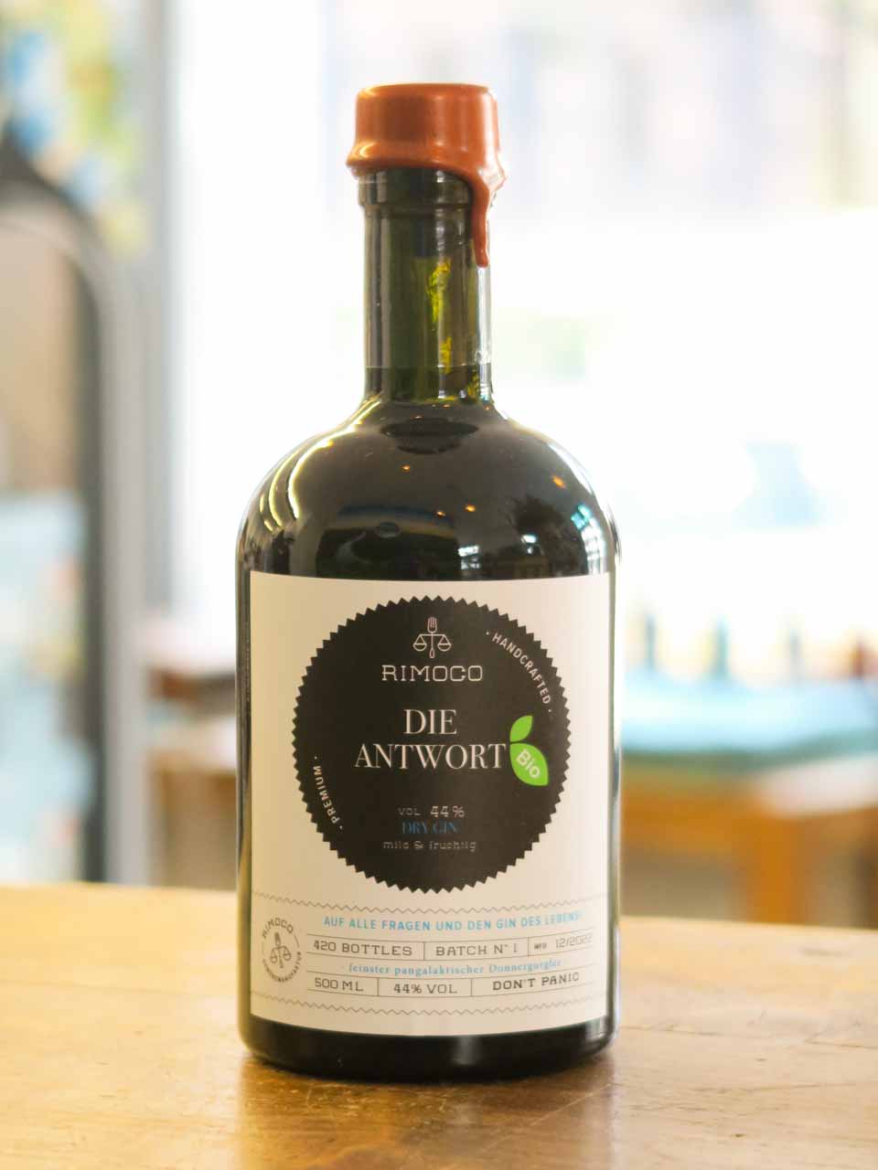 Rimoco BIO Dry Gin "Die Antwort"
