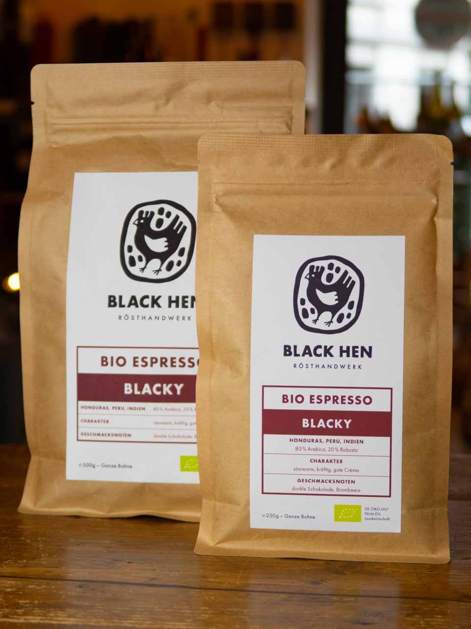 BIO Espresso Blacky (Bohnen)