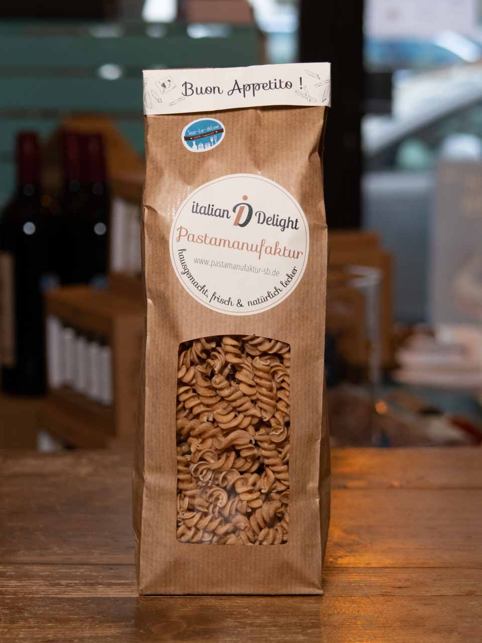 Kastanien Fusilli BIO Hartweizengrieß Nudeln