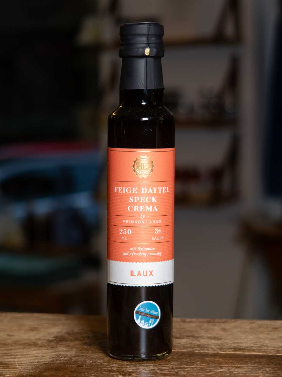 Feige Dattel Speck Crema mit Balsamico