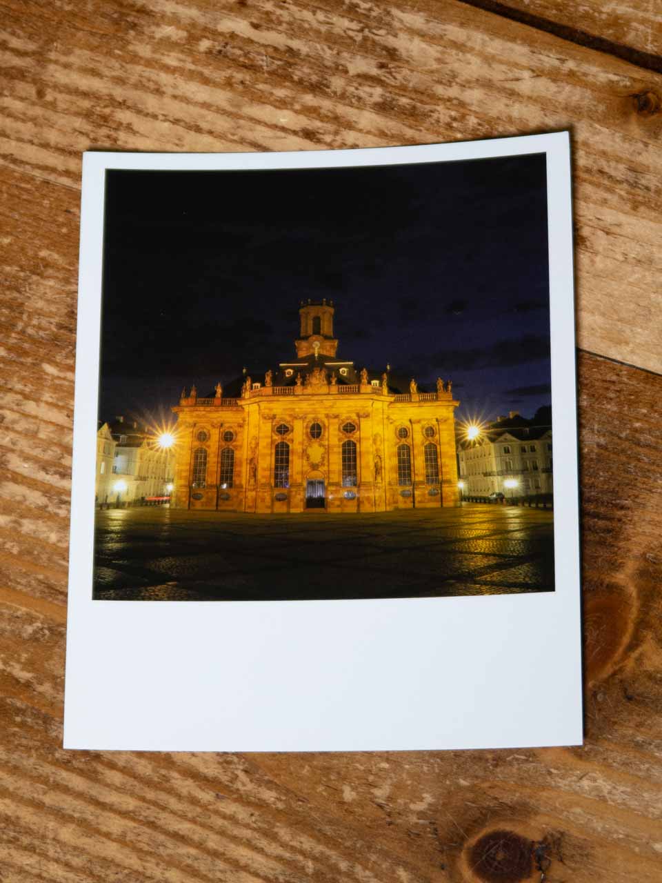 Foto Postkarte Ludwigskirche Saarbrücken
