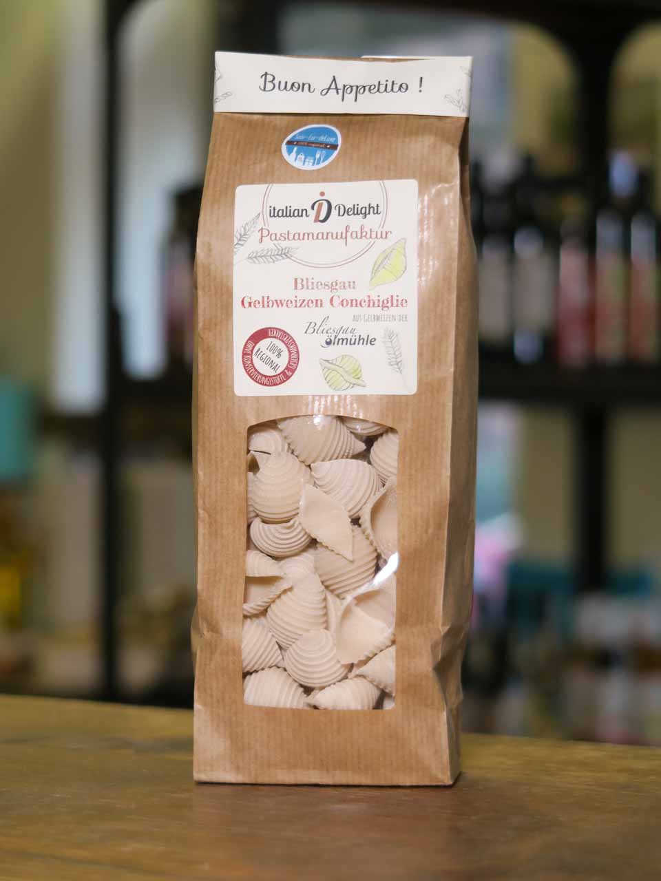 Gelbweizen Conchiglie Nudeln
