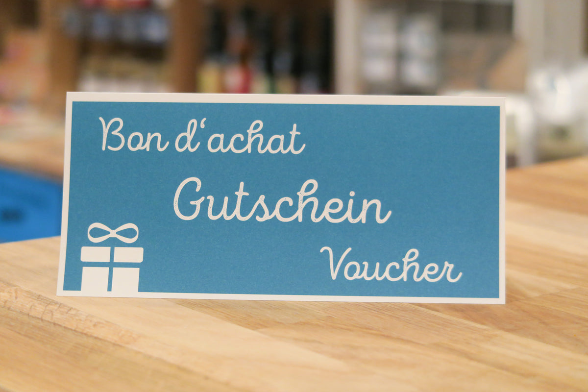 Einkaufs- und Geschenkgutschein