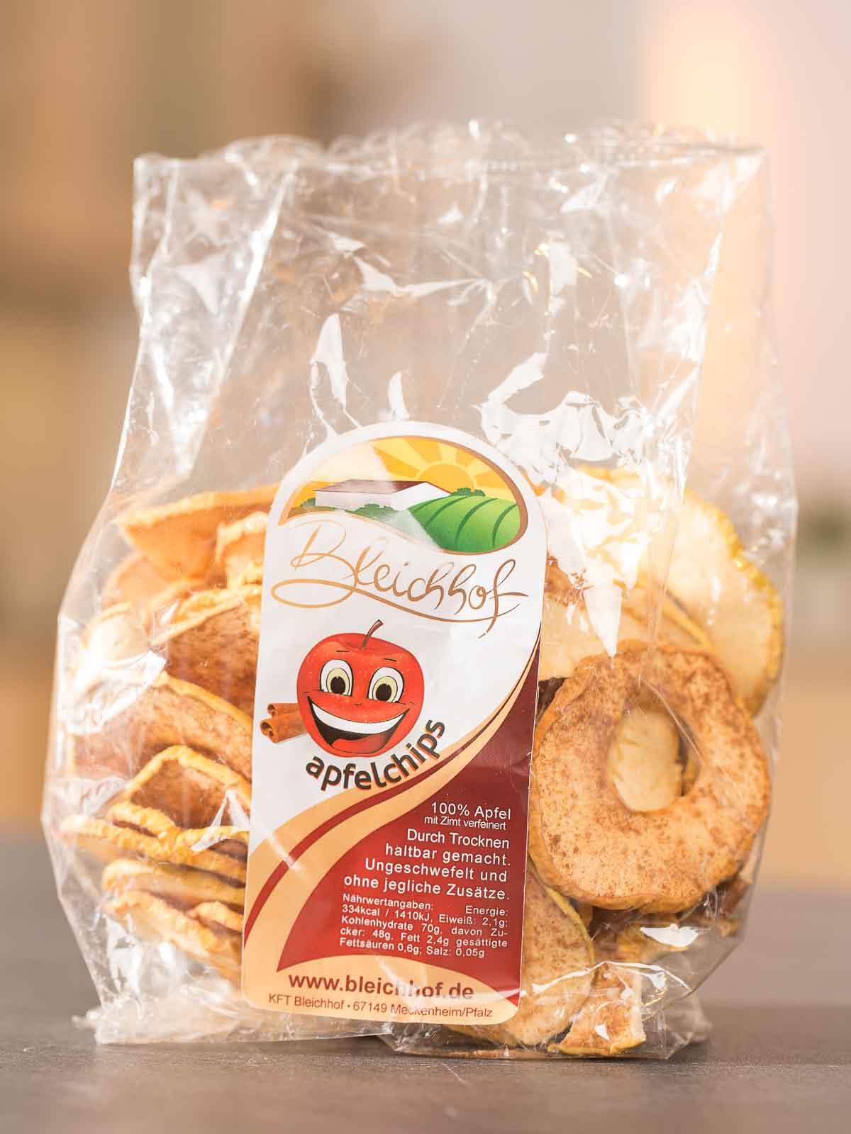 Apfelchips Zimt
