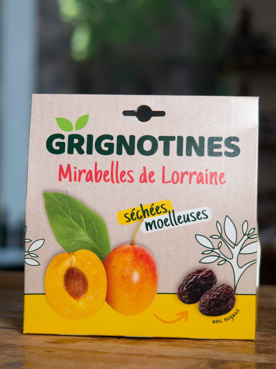Getrocknete lothringische Mirabellen Grignotines