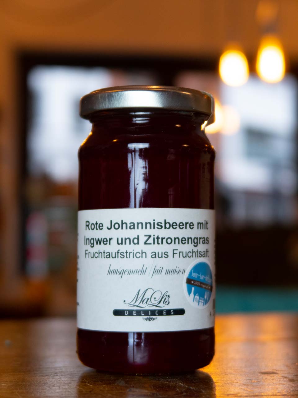 Rote Johannisbeere mit Ingwer und Zitronengras Aufstrich