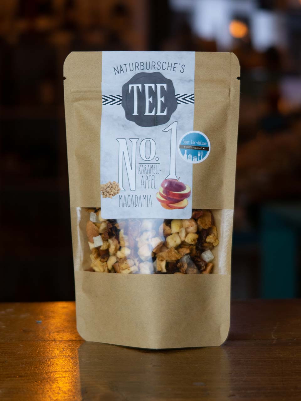 Karamel-Apfel und Macadamia Tee No. 1