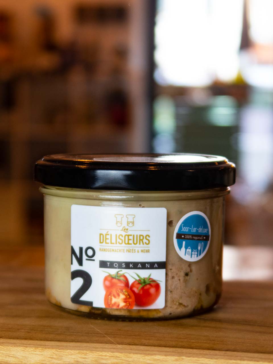 Pâté Toskana mit Tomaten und Steinpilzen - Leberpastete