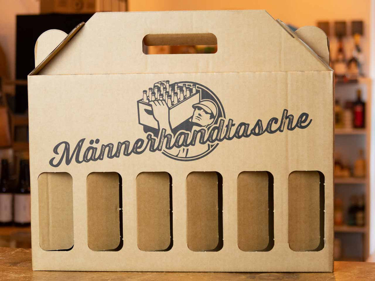 Männer-Handtasche für 6 Biere