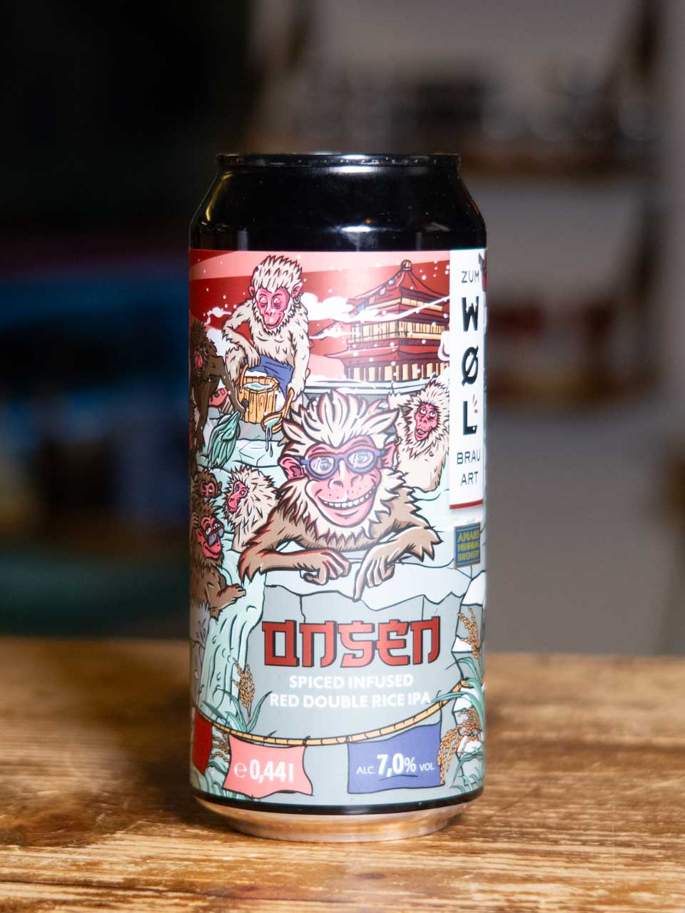 Onsen - spiced infused red double rice IPA