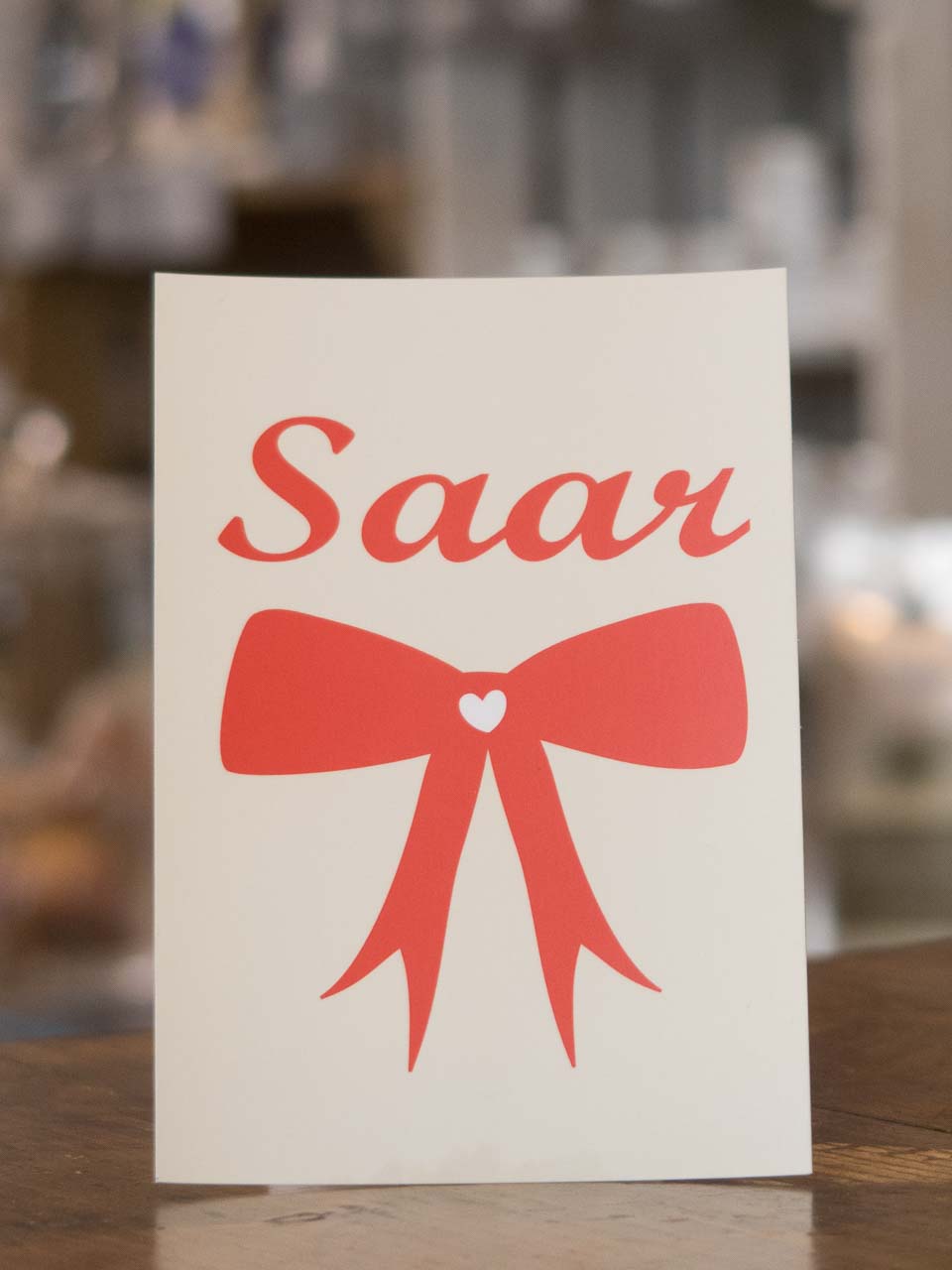 Saarland Postkarte Saarschleife