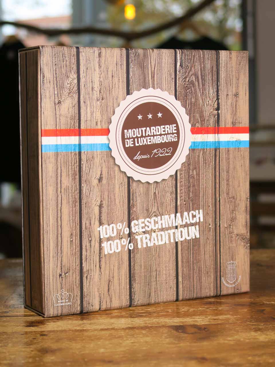 Probierset luxemburgische Senfe und Saucen