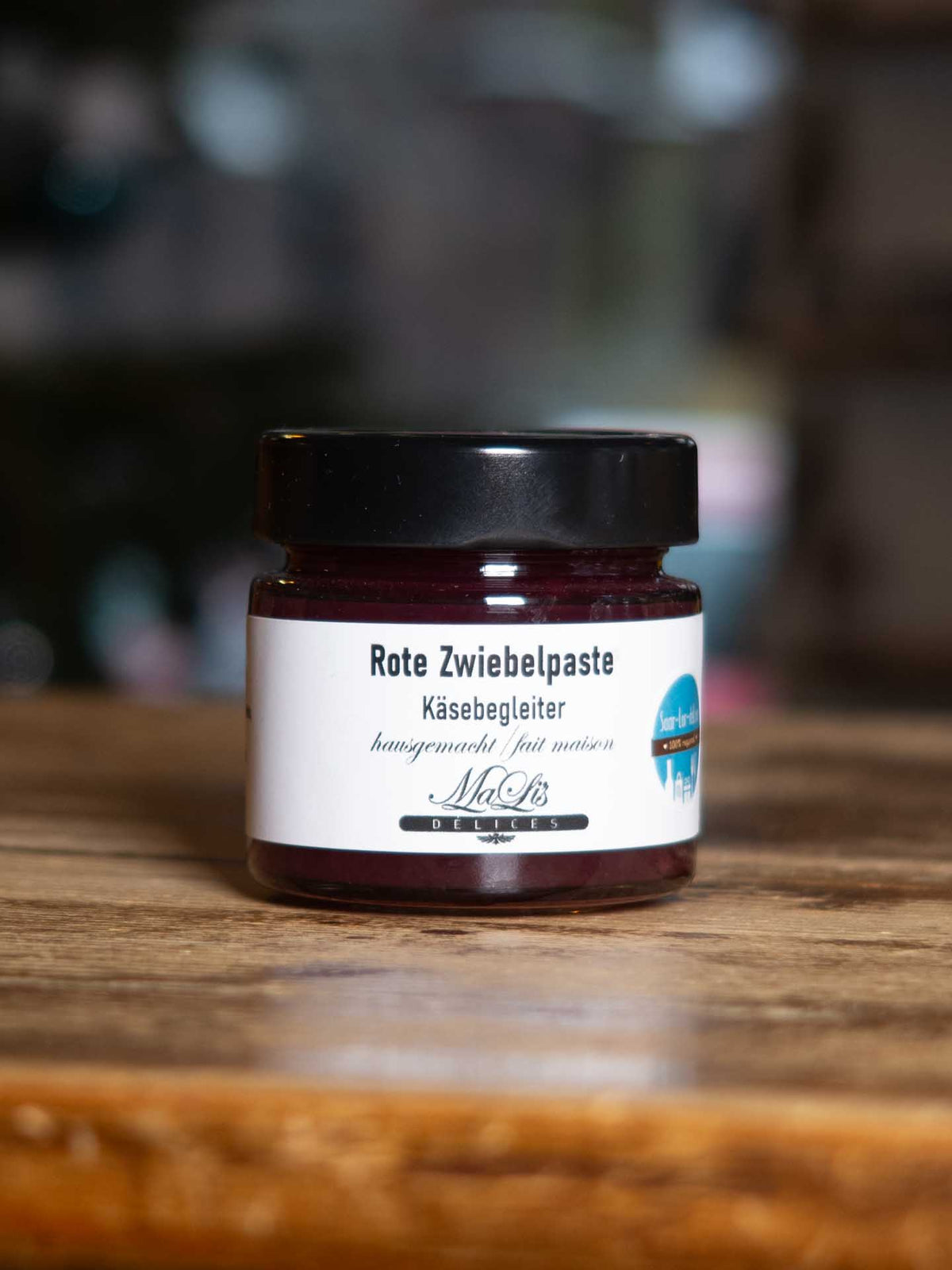 Rote Zwiebelpaste Käsebegleiter