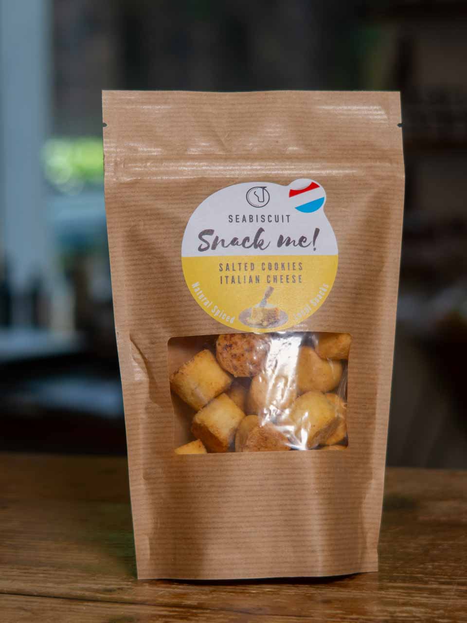 Salzige Snack Cookies mit italienischem Käse