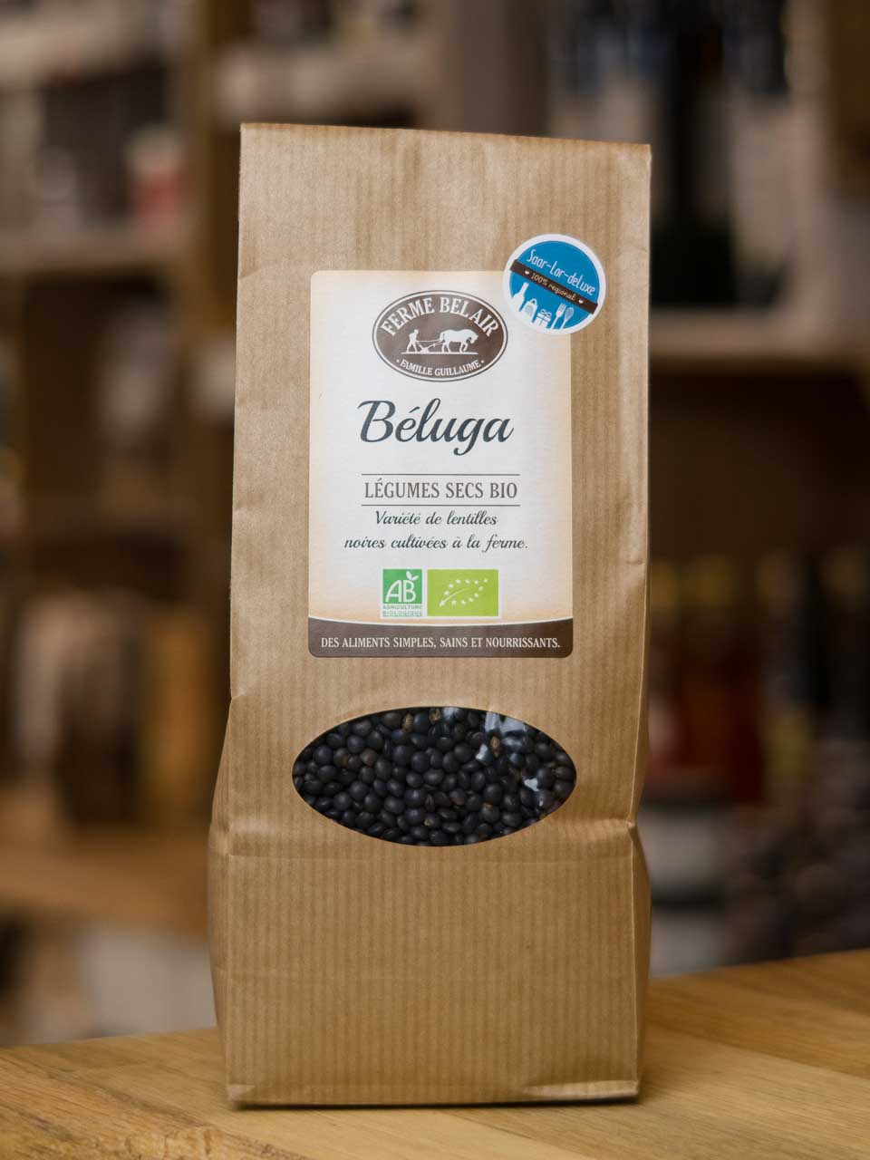 BIO schwarze Beluga Linsen