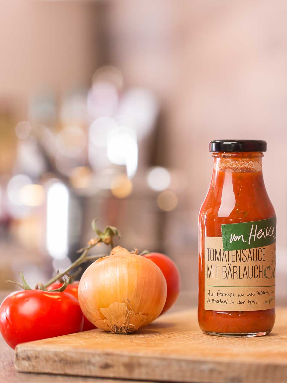 Tomatensauce mit Bärlauch
