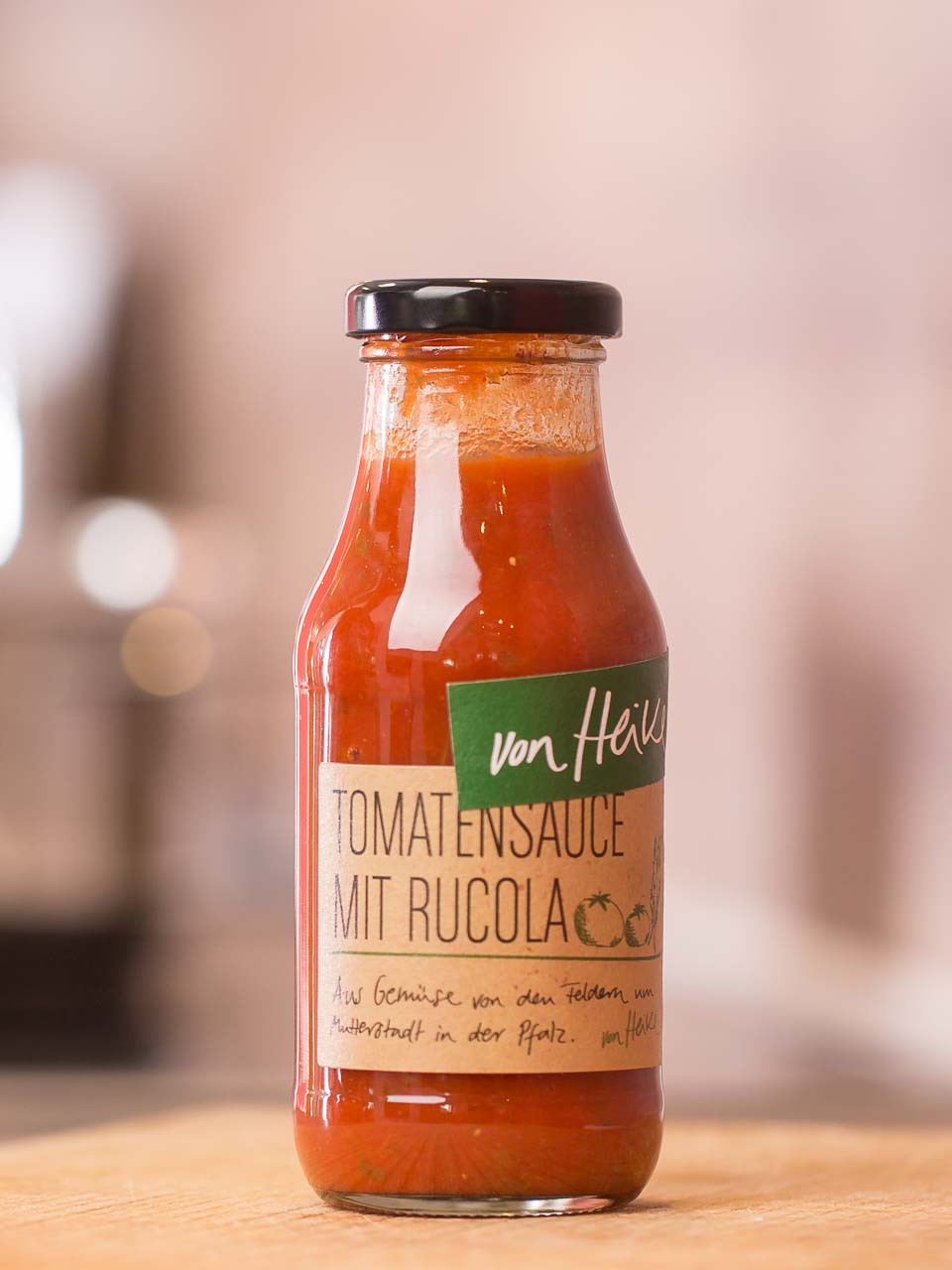 Tomatensauce mit Rucola