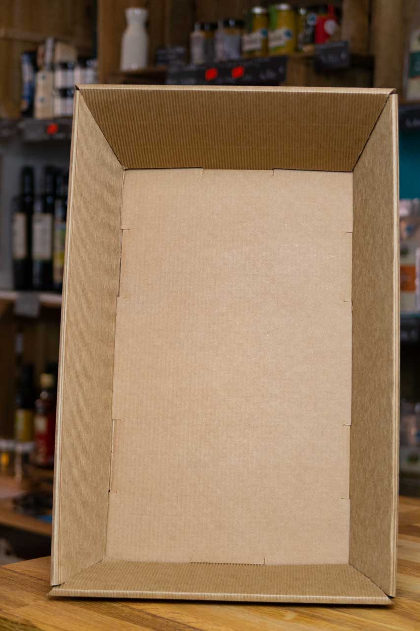 Kraftpapier Korb - groß